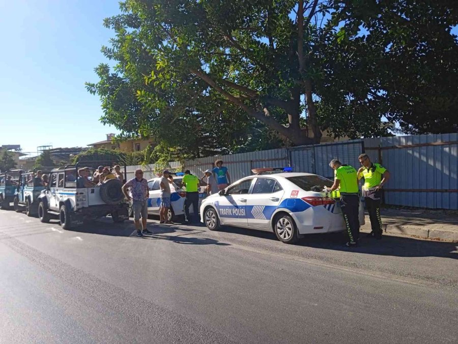 Alanya’da Safari Araçları Eşzamanlı Denetlendi