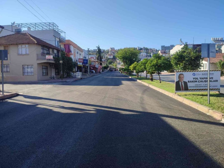 Barış Manço Bulvarı’nın Asfaltı Yenilendi