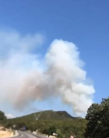 Demre’de Makilik Yangını Korkuttu