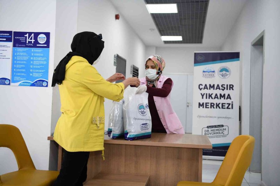 Başkan Büyükkılıç: “siz Dersinize Çalışın, Biz Çamaşırlarınızı Yıkayalım”