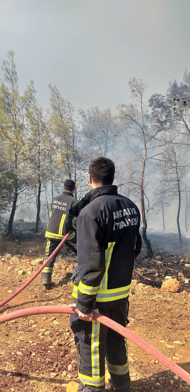 Büyükşehir İtfaiyesi Mersin’de Alevlere Müdahale Etti