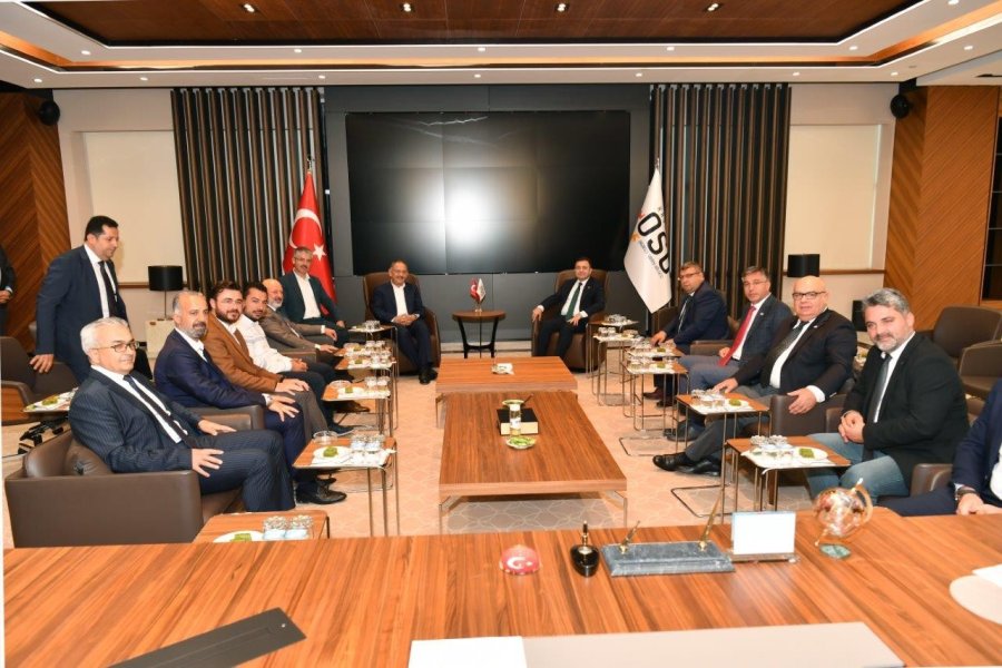 Özhaseki’den Kayseri Osb Yönetimine Hayırlı Olsun Ziyareti