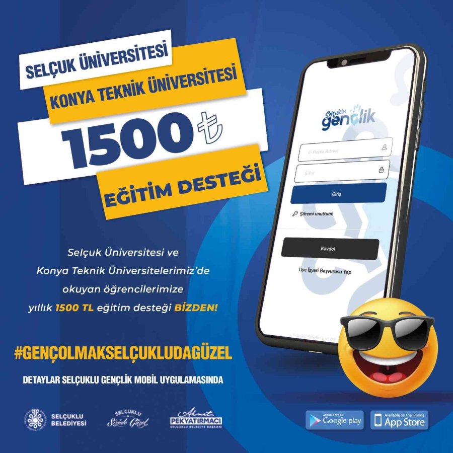 Selçuklu Belediyesinden Lisans Ve Ön Lisans Öğrencilerine Burs