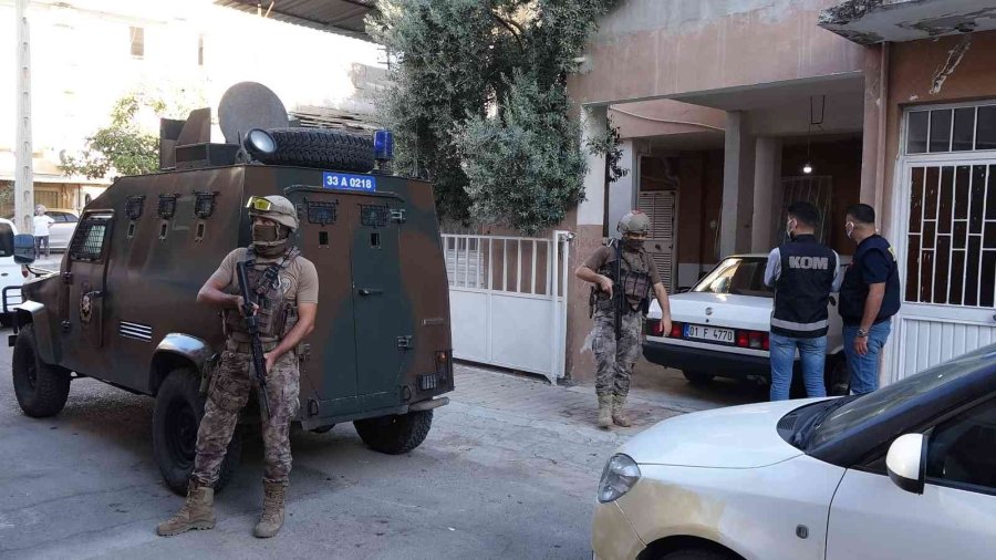 Mersin’de 111 Adrese Dev Uyuşturucu Operasyonu