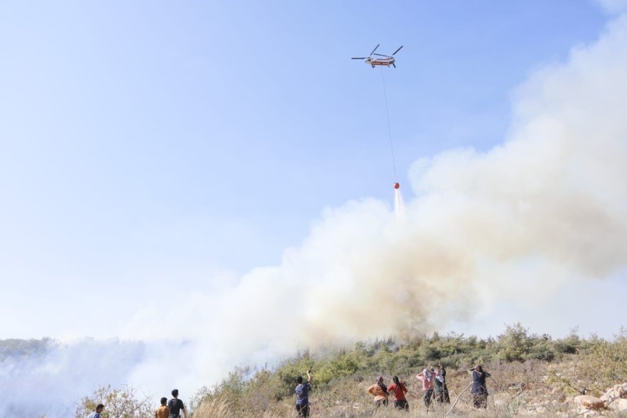 Mersin’deki Orman Yangını Kontrol Altına Alındı