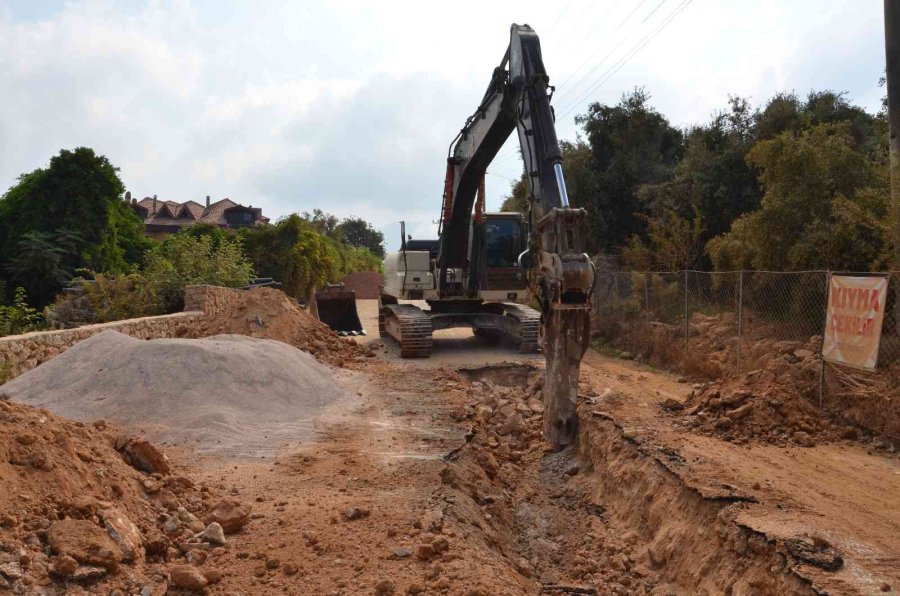 Asat Alanya’daki Alt Yapı Yatırımlarını Sürdürüyor
