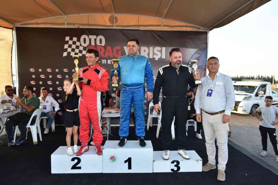 Kepez’de Otodrag Yarışı Nefesleri Kesti