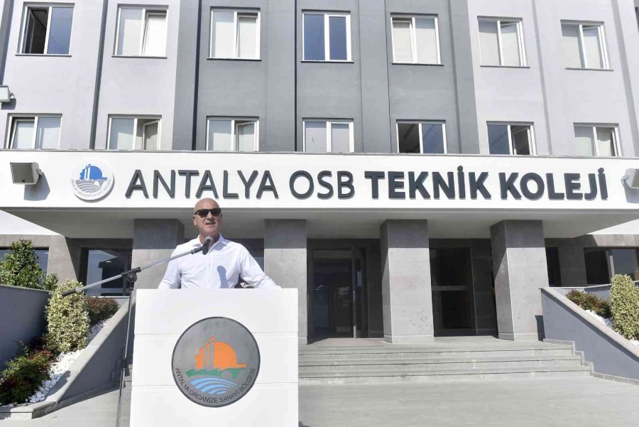 Antalya Osb Teknik Koleji’nde İlk Ders Zili Çaldı