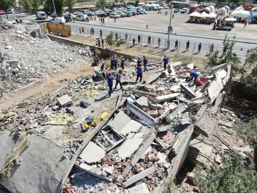 Kayseri’de 2 Bin 959 Kişinin Katılımı İle Deprem Tatbikatı