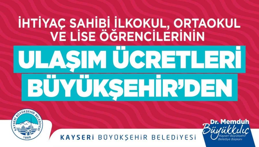 Büyükşehir’in Ulaşım Ve Kırtasiye Desteği Başvuruları Başladı