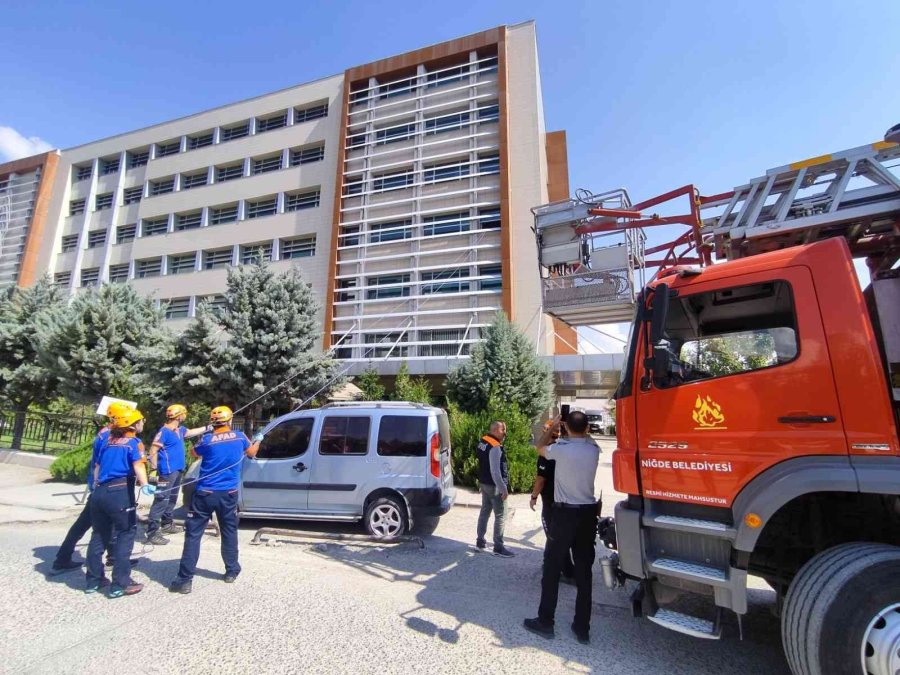 Niğde’de Gerçeği Aratmayan Tatbikat