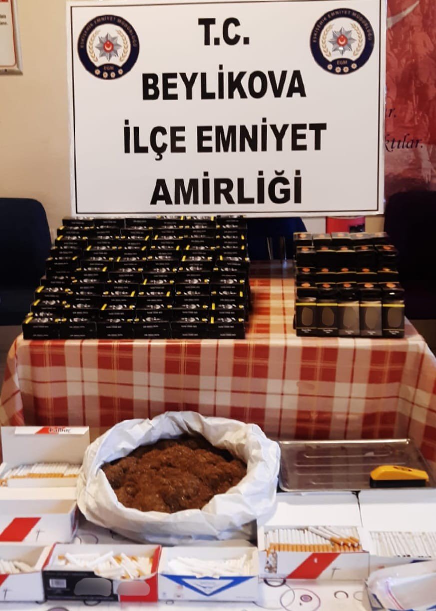 Kaçak Tütün Satan Şahsa Yönelik Operasyon Yapıldı