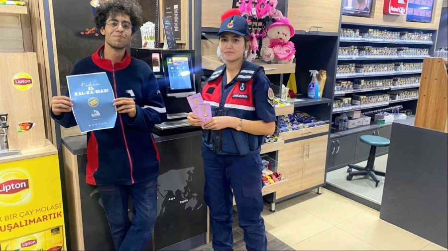 Jandarmadan Erkeklere “kadına El Kal-ka-maz!” Farkındalığı