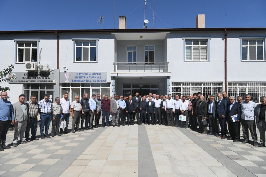 Başkan Büyükkılıç, 1 Günde 2 İlçede Muhtarlarla Buluştu