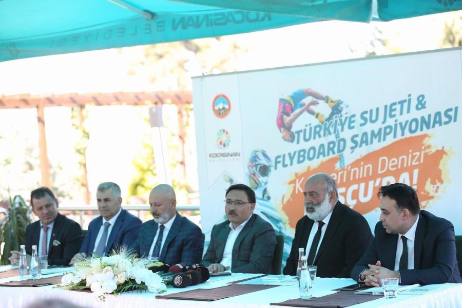 Kocasinan, Kayseri’de İlk Olan Türkiye Su Jeti Ve Flyboard Şampiyonası’na Ev Sahipliği Yapacak