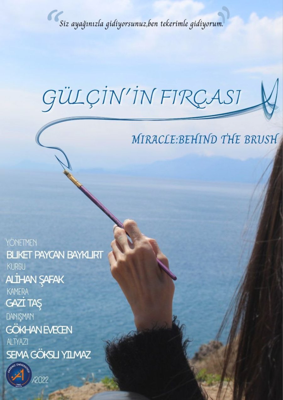 Sma’lı Gülçin’in Engelli Aracı Üzerinde Çizdiği Resimler Belgesele Konu Oldu