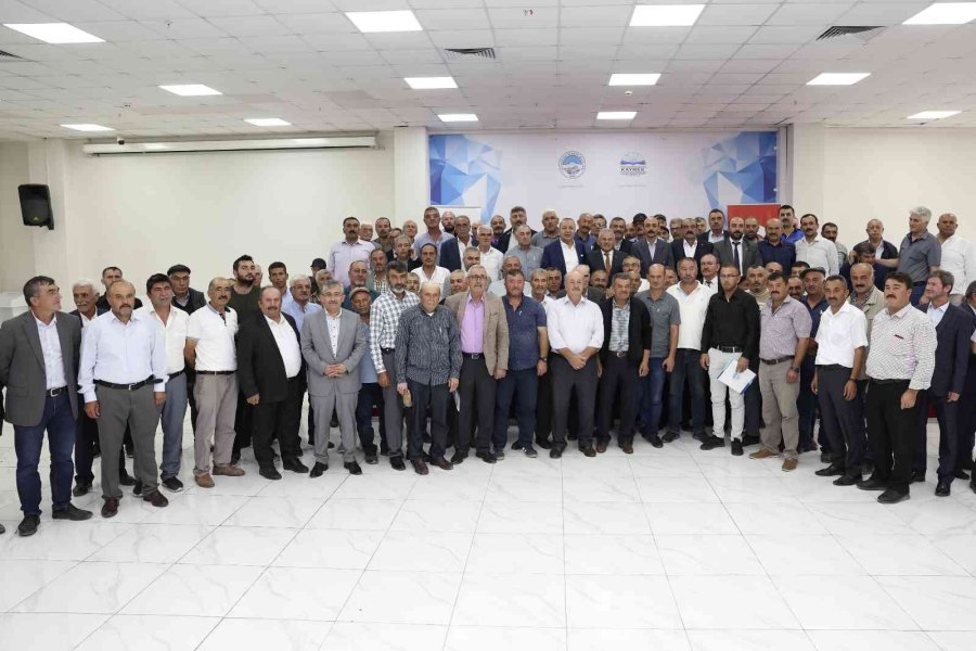 Başkan Büyükkılıç’ın Muhtar Toplantılarındaki Durağı Pınarbaşı Oldu