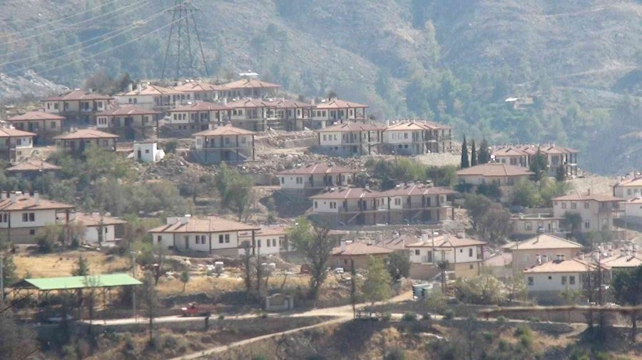 Antalya’da Orman Yangını Sonrası Devlet Adeta Yeni Bir Köy İnşa Etti
