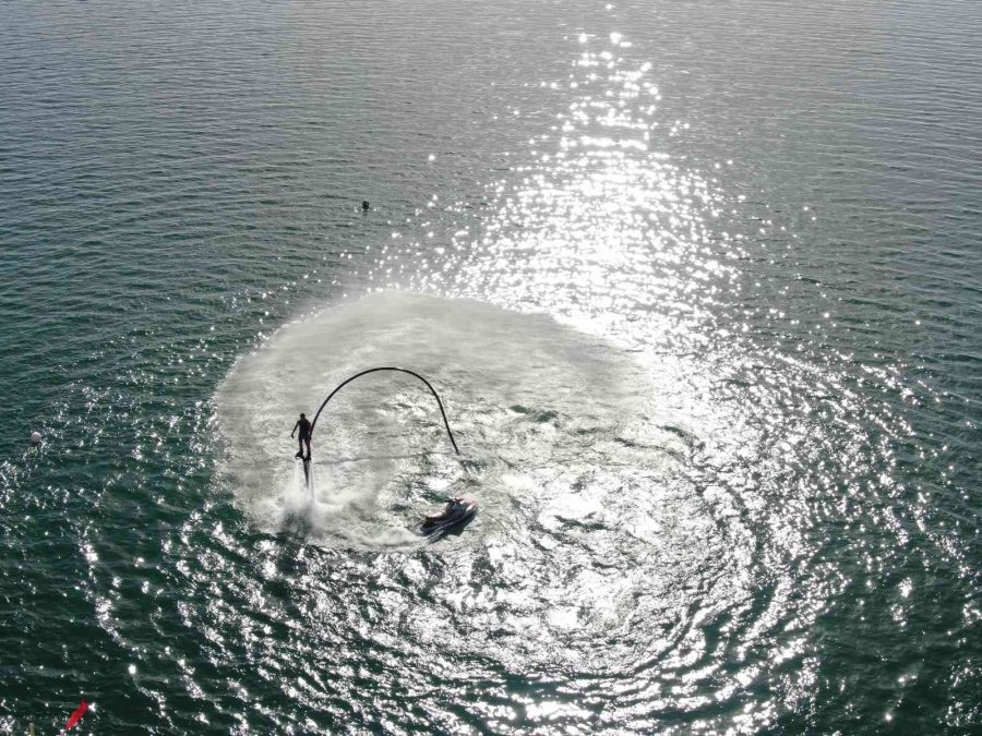 Kayseri’de Türkiye Su Jeti Ve Flyboard Şampiyonası Finali Nefes Kesti