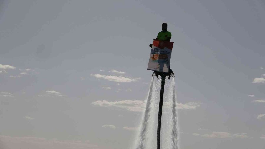 Kayseri’de Türkiye Su Jeti Ve Flyboard Şampiyonası Finali Nefes Kesti