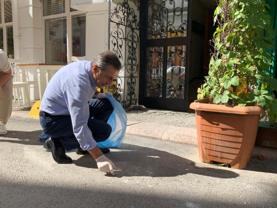 Başkan Ataç, Vatandaşlar Birlikte Çöp Topladı