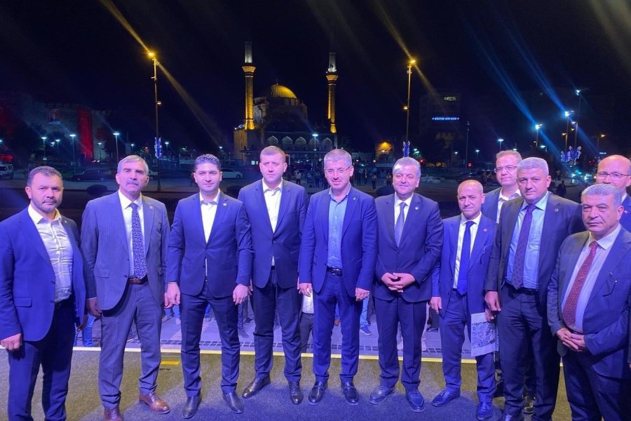 Ak Parti İl Teşkilatı’ndan Miting Öncesi Mhp’ye Ziyaret