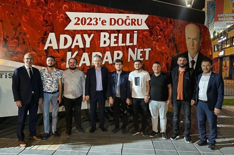 Ak Parti İl Teşkilatı’ndan Miting Öncesi Mhp’ye Ziyaret