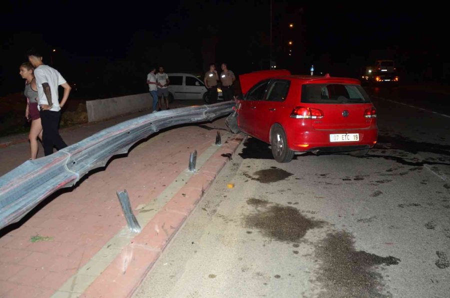 Otomobilin Hurdaya Çıktığı Kazada Ölümden Dönen Yolcu Hava Yastığı Şaşkınlığı Yaşadı