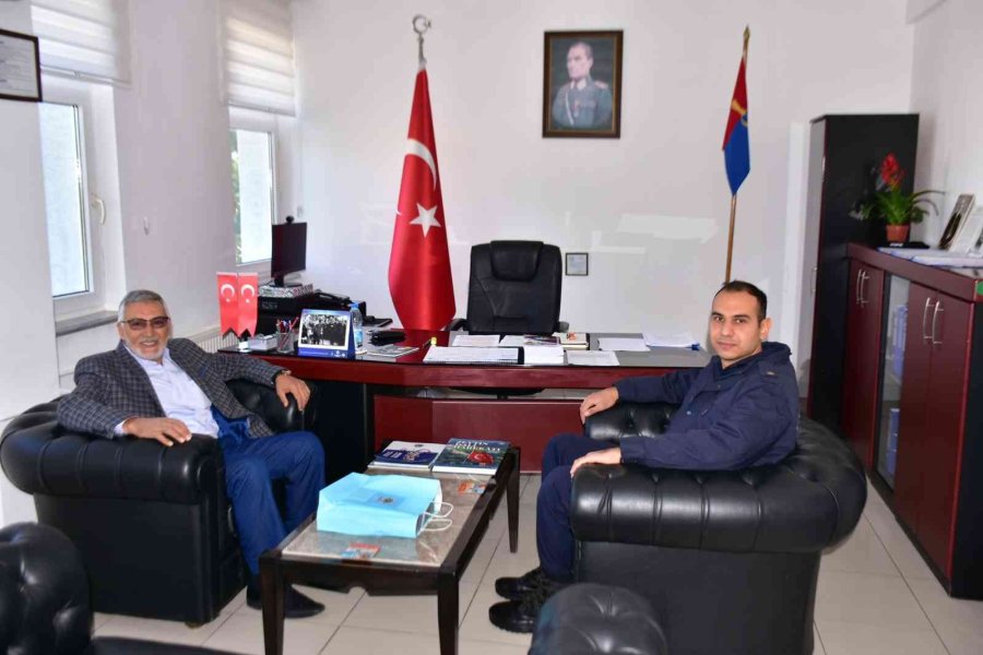 Başkan Bozkurt, Teğmen Hasan Dönmez’e Görevinde Başarılar Diledi