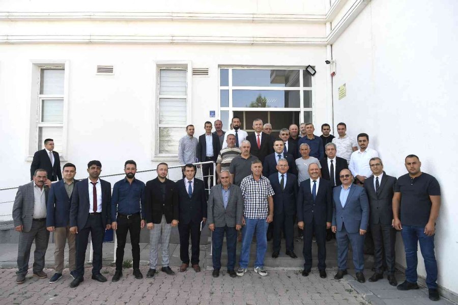 Başkan Büyükkılıç, Felahiye Ve Özvatan Muhtarlarıyla Buluştu