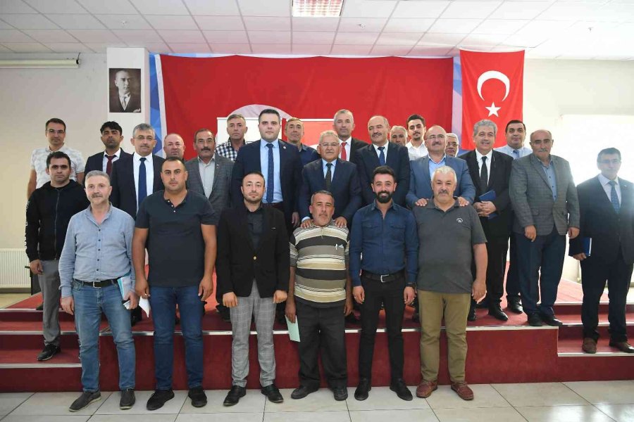 Başkan Büyükkılıç, Felahiye Ve Özvatan Muhtarlarıyla Buluştu