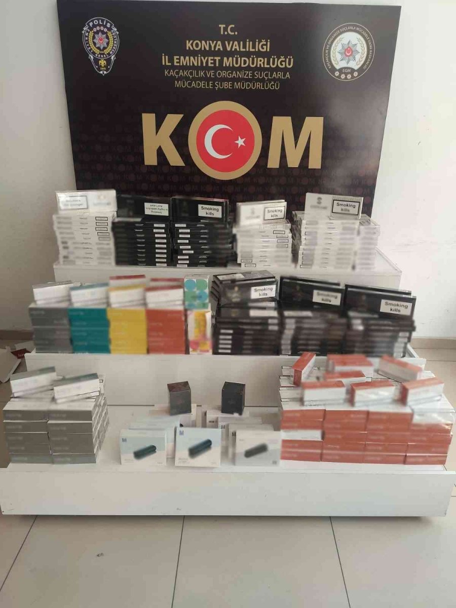 Konya’da Kaçak Sigara Operasyonu