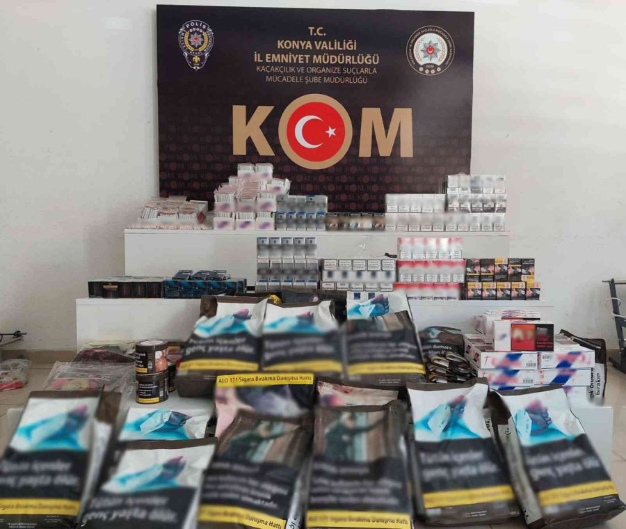 Konya’da Kaçak Sigara Operasyonu
