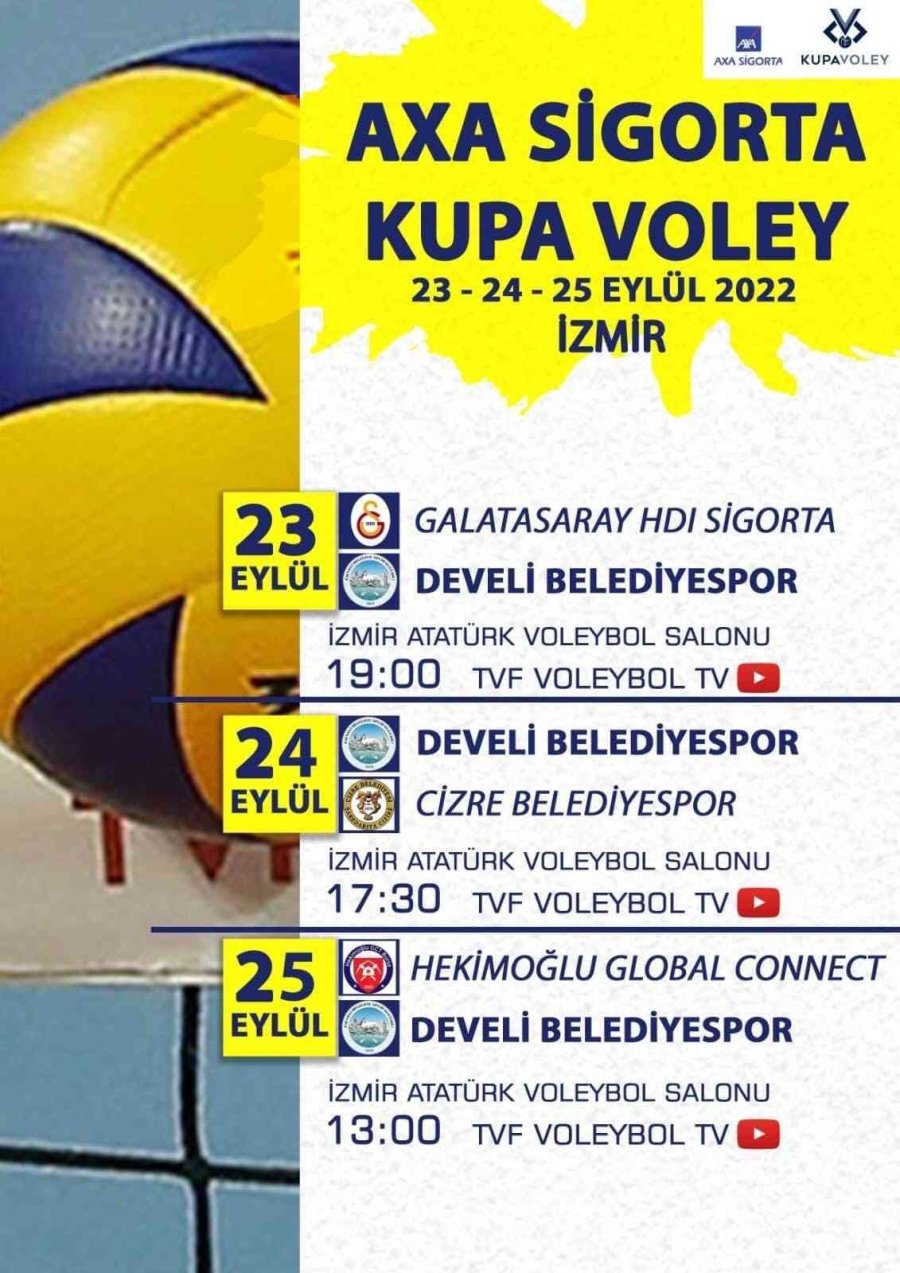 Kupa Voley Turnuvası Başlıyor