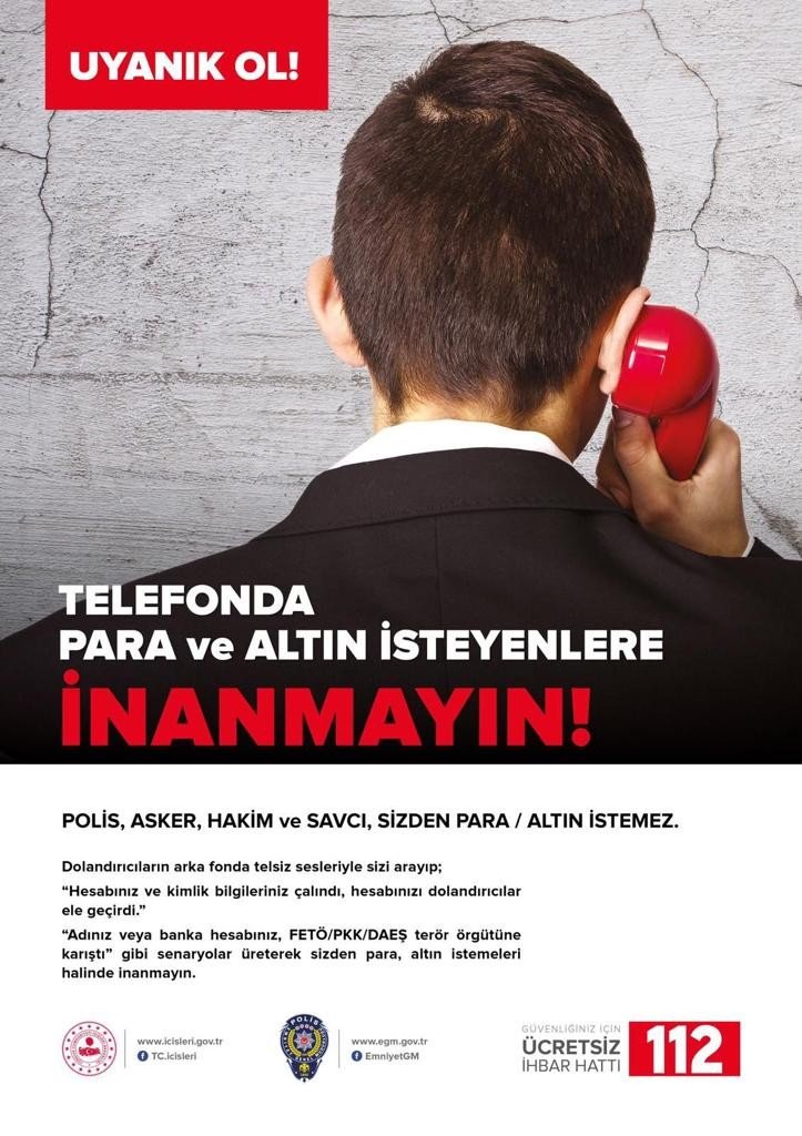 Polis Vatandaşları Dolandırıcılık Konusunda Uyardı