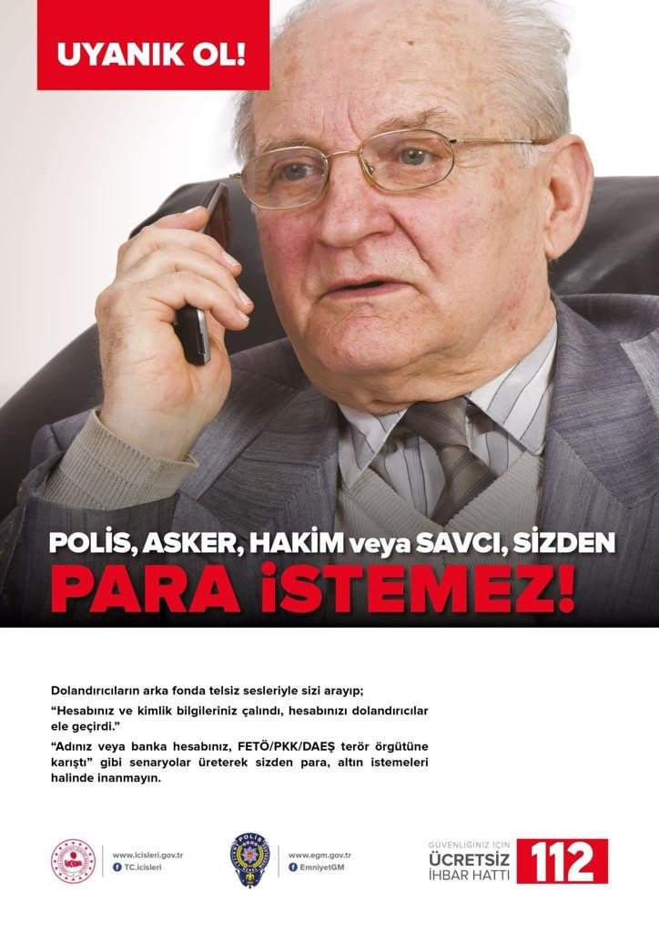 Polis Vatandaşları Dolandırıcılık Konusunda Uyardı