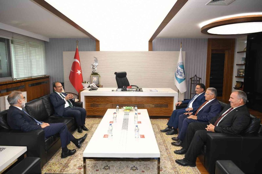 Başkan Büyükkılıç, Sayıştay Başkanı Yener’i Ağırladı