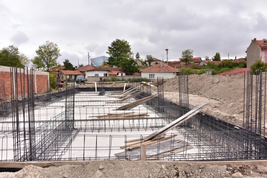 İnönü’de Sosyal Tesis Alanı Projesi Çalışmaları Devam Ediyor