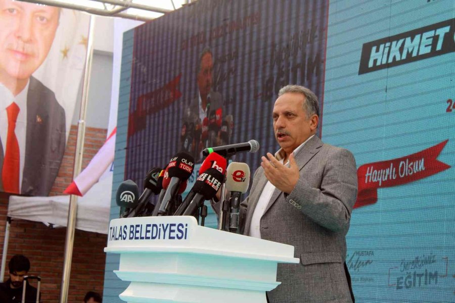 Talas’ta Hikmet Cıngıllı Anaokulu Açıldı