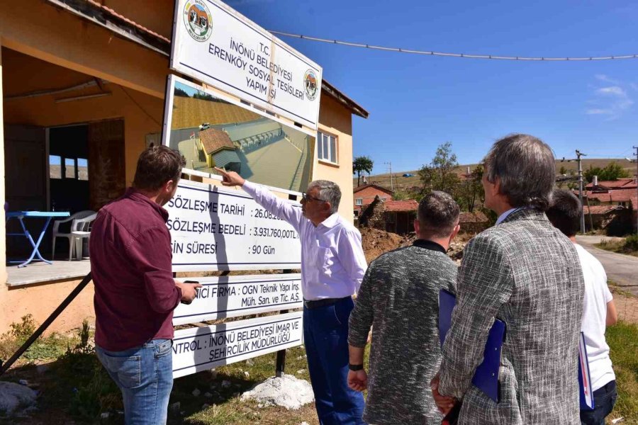 İnönü’de Bir Sosyal Tesis Alanı Daha Başlıyor