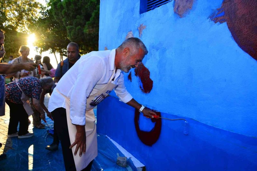 Manavgat’ta Antik Side’de Duvar Boyama Etkinliği