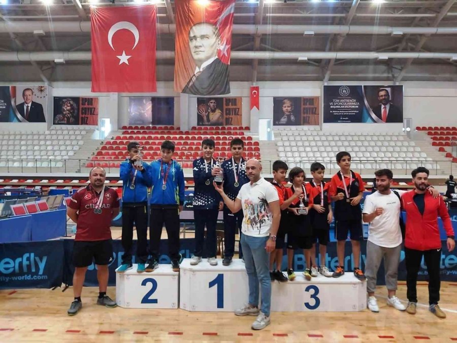 Kocasinan’ın Masa Tenisi Erkek Ve Bayan Takımı, Yine Zirvede