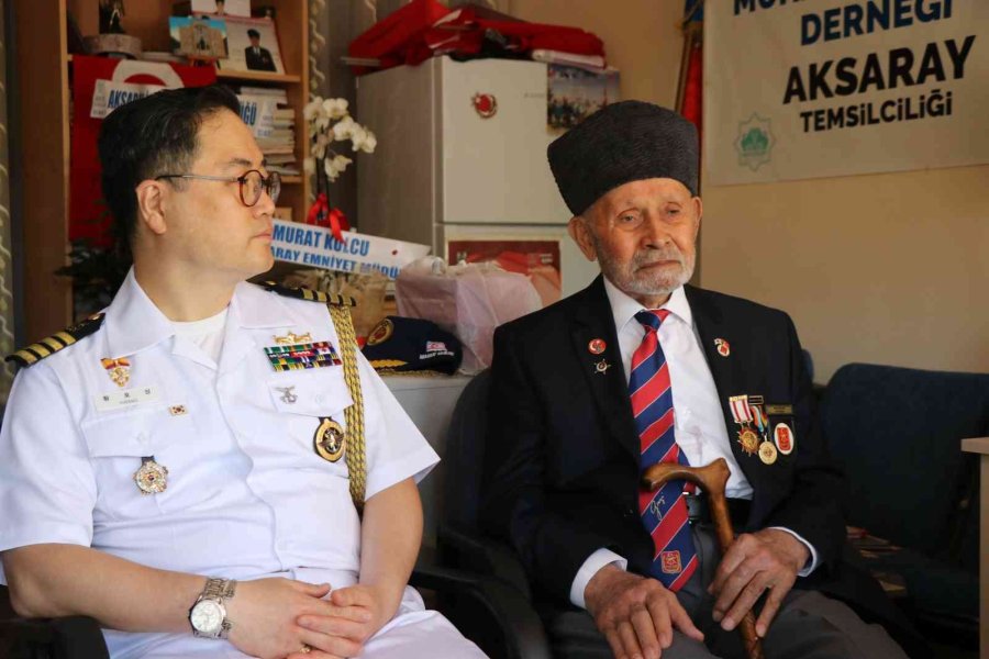 Güney Kore Büyükelçisinden Kore Gazisine Ziyaret