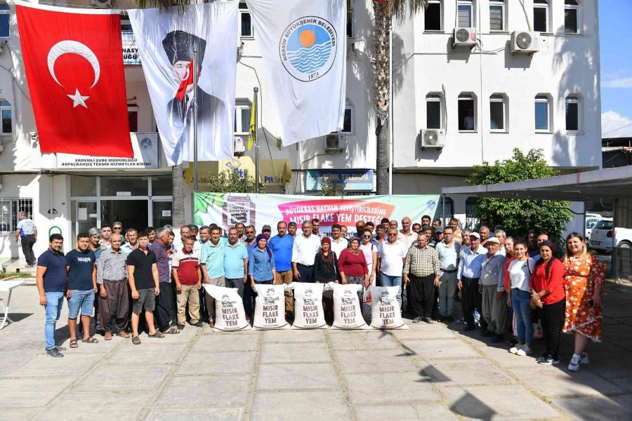 Erdemlili Yetiştiricilere Yüzde 50 Hibeli Yem Desteği