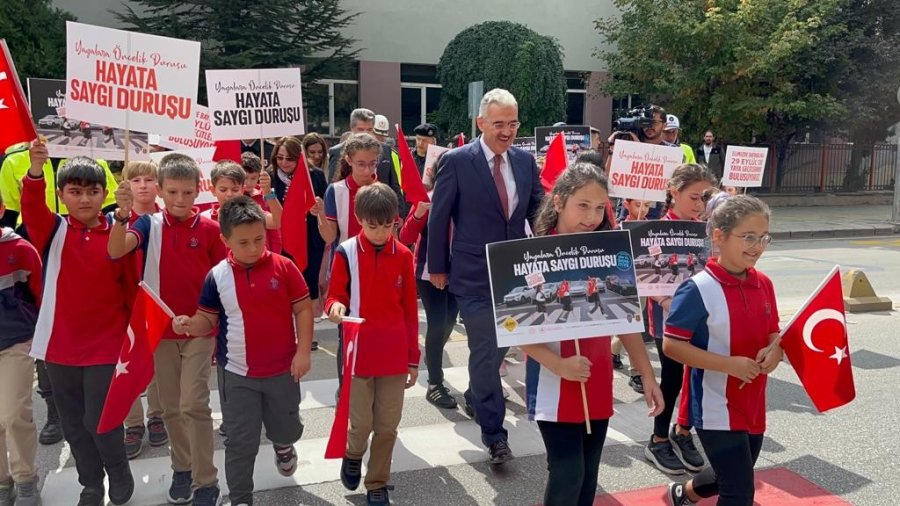 Trafikte Yaya Önceliğine Dikkat Çekmek Amacıyla Etkinlik Düzenlendi