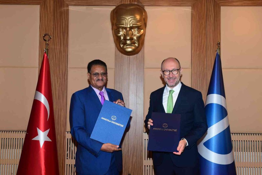 Anadolu Üniversitesi İle Sudan Ulusal Üniversitesi Arasında İş Birliği Protokolü İmzalandı