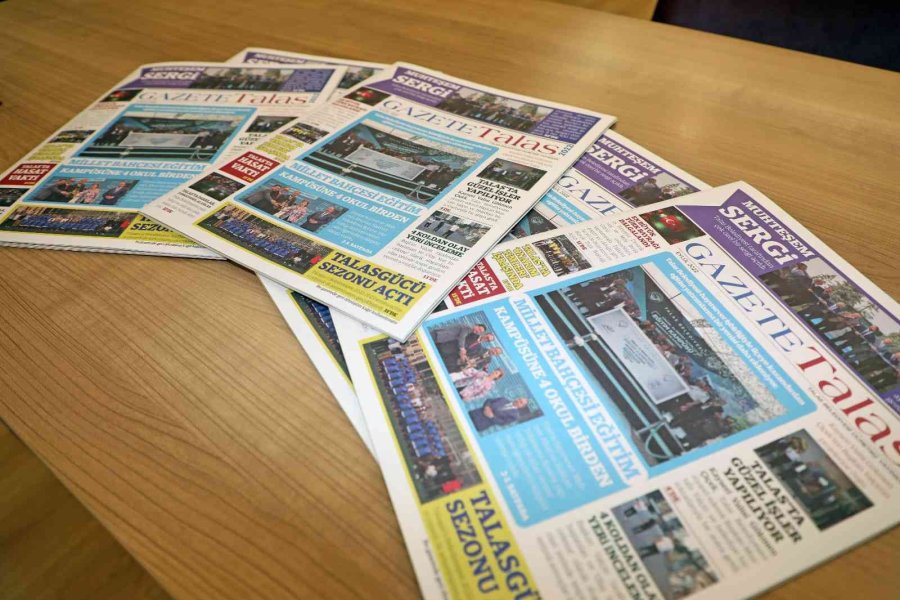 Gazete Talas’ın Yeni Sayısı Yine Dopdolu