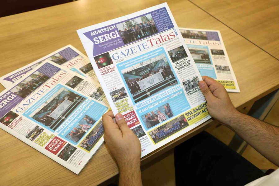 Gazete Talas’ın Yeni Sayısı Yine Dopdolu