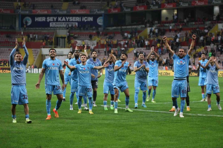 Spor Toto Süper Lig: Kayserispor: 1 - Trabzonspor: 2 (maç Sonucu)