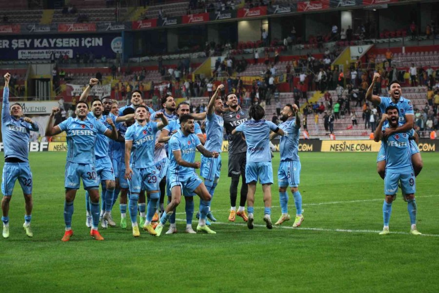 Spor Toto Süper Lig: Kayserispor: 1 - Trabzonspor: 2 (maç Sonucu)